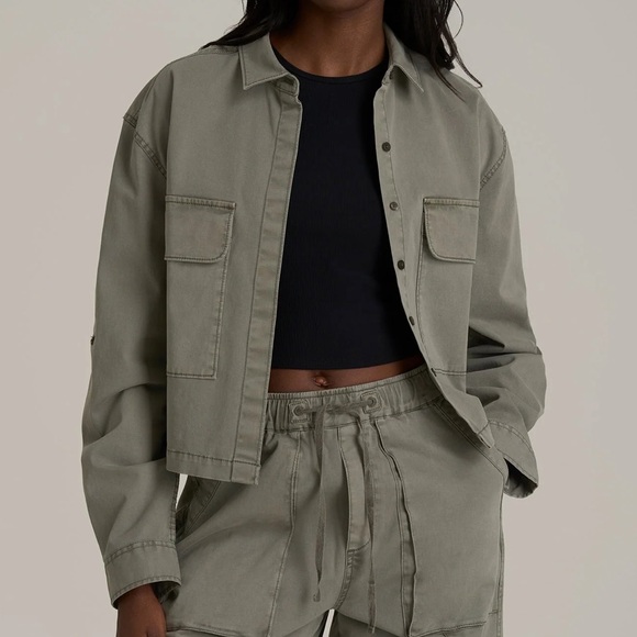 Abercrombie & Fitch Garment Dyed Utility Shirt - Picture 2 of 11